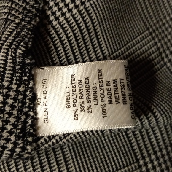 Womens Elle dress sleeveless black Polkadot fit & flair Sz 16 poly rayon spandex - Picture 9 of 9